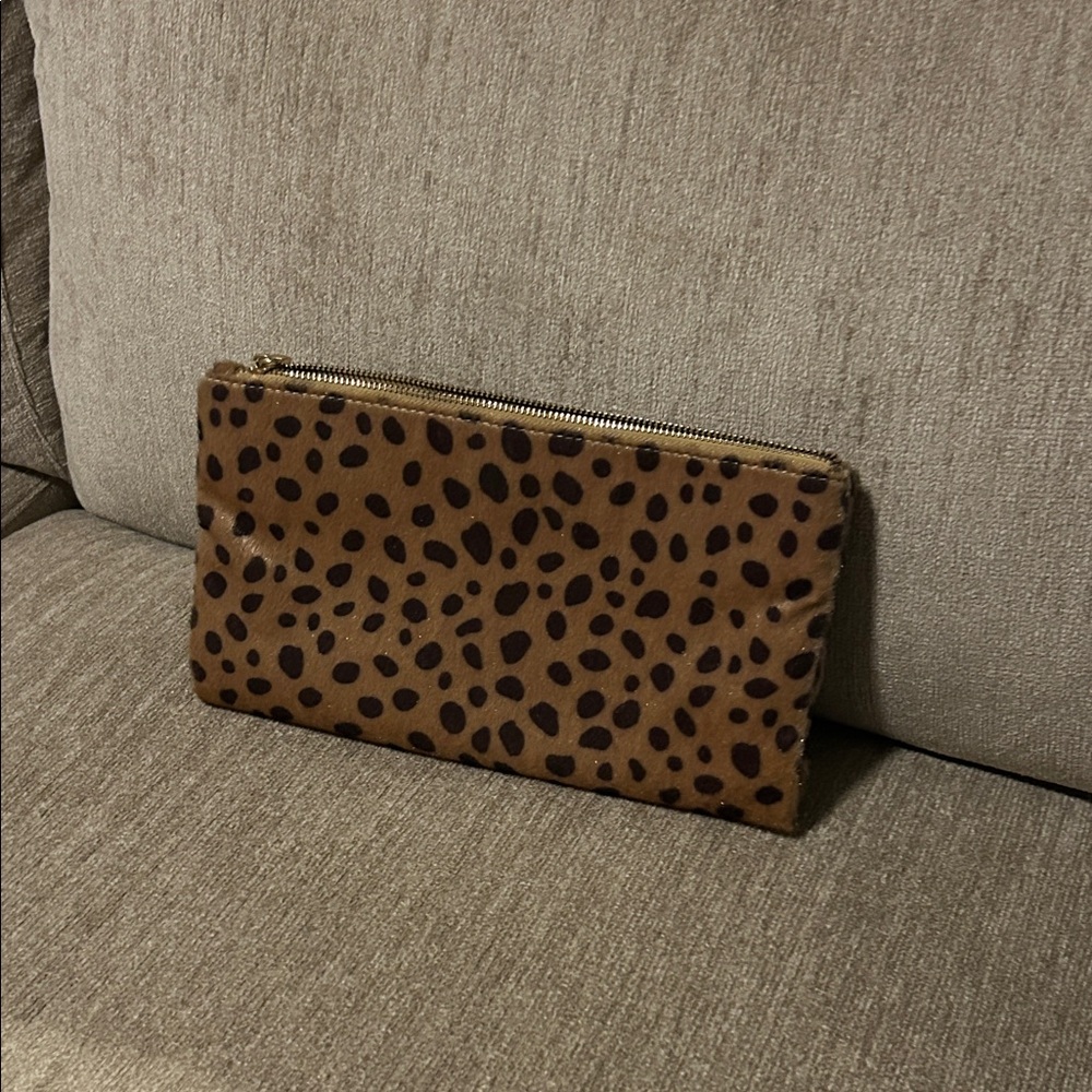 Leopard Print Clutch